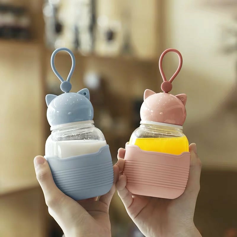 Houseware |  Kawaii Ears Mini Water Bottle Houseware Blue