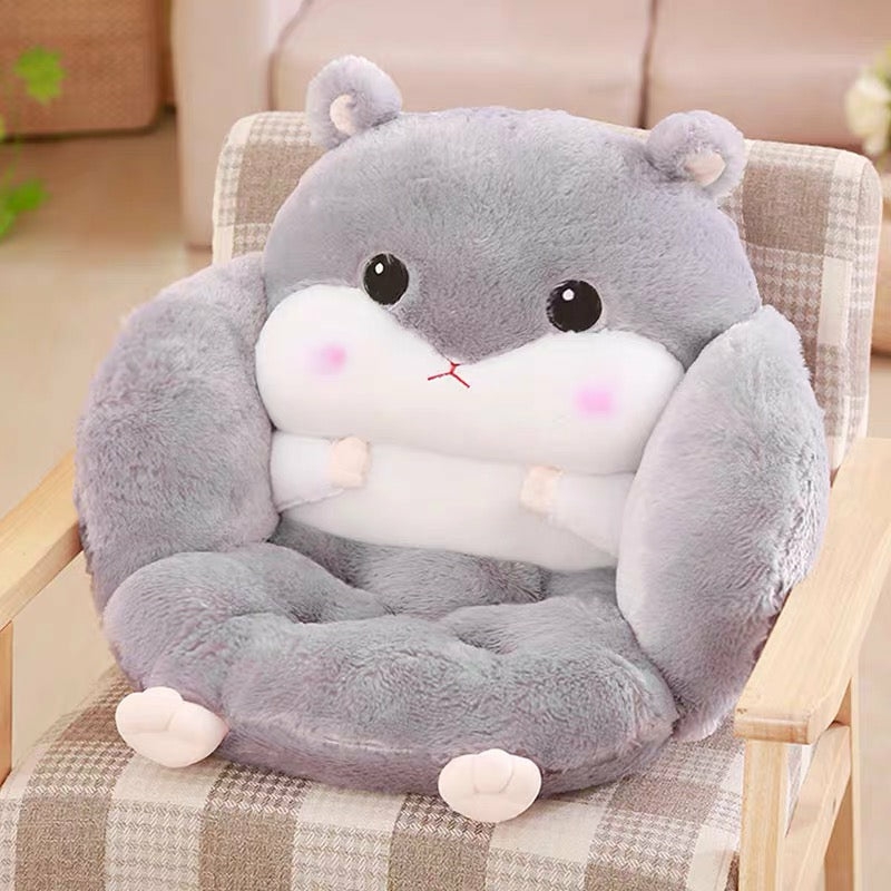 Houseware |  Kawaii Hamster Cushion Houseware Brown