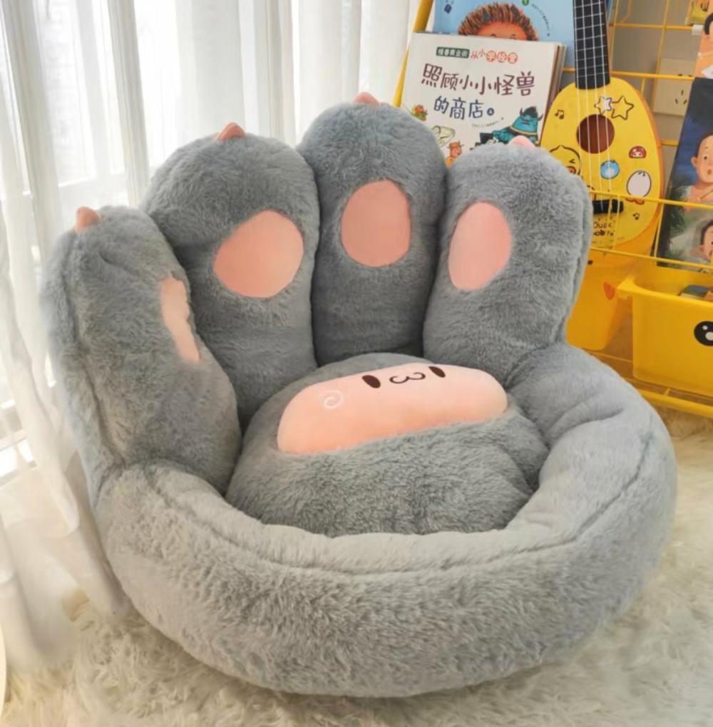 Houseware |  Kawaii Paw Cushion Houseware Gray