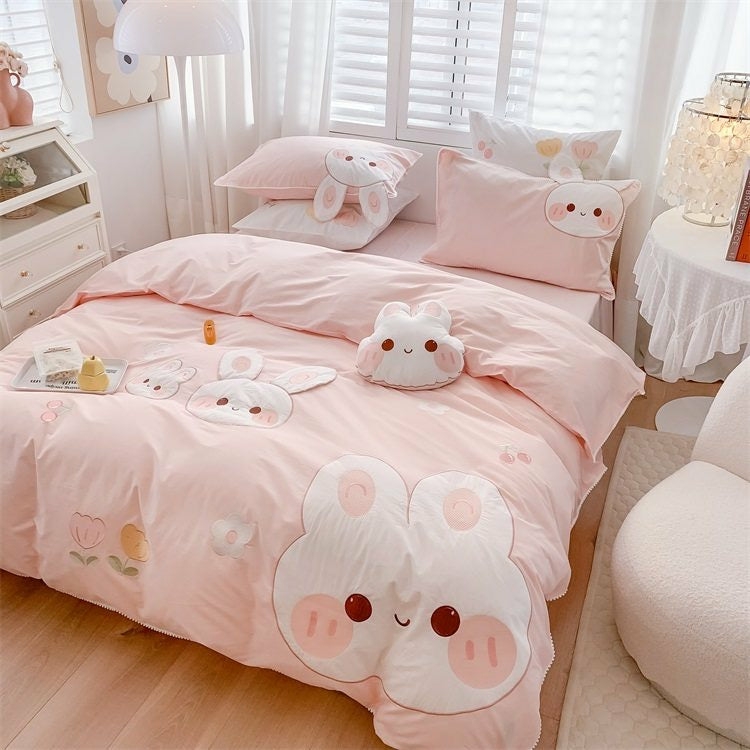 Houseware |  Kawaii Rabbit Bedding Set Houseware Houseware