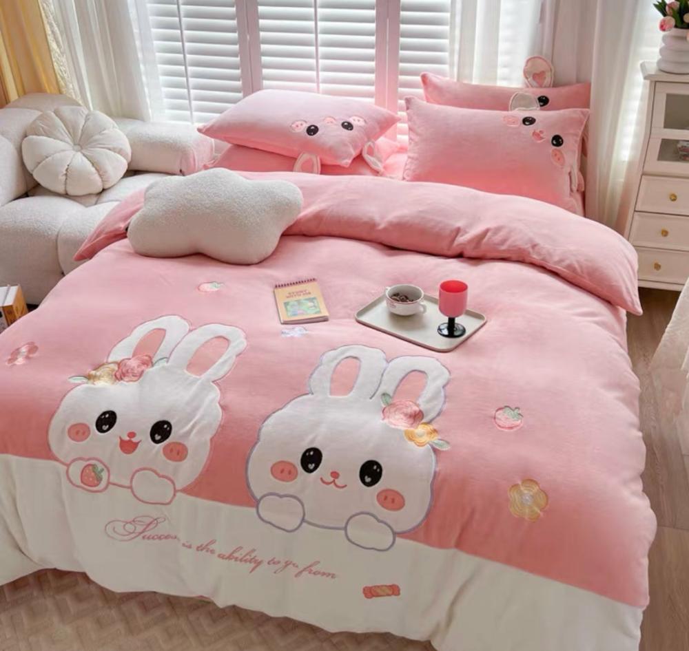 Houseware |  Kawaii Rabbit Bedding Set Houseware Houseware