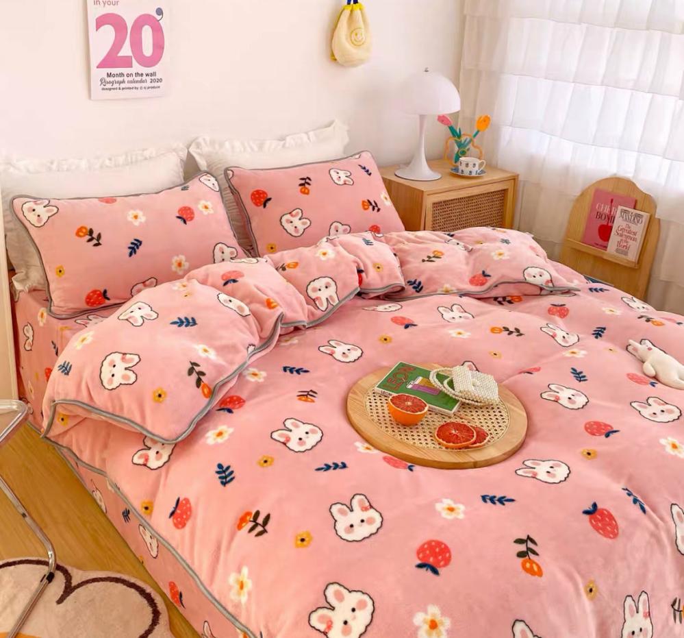 Houseware |  Kawaii Rabbit Bedding Set Houseware Houseware