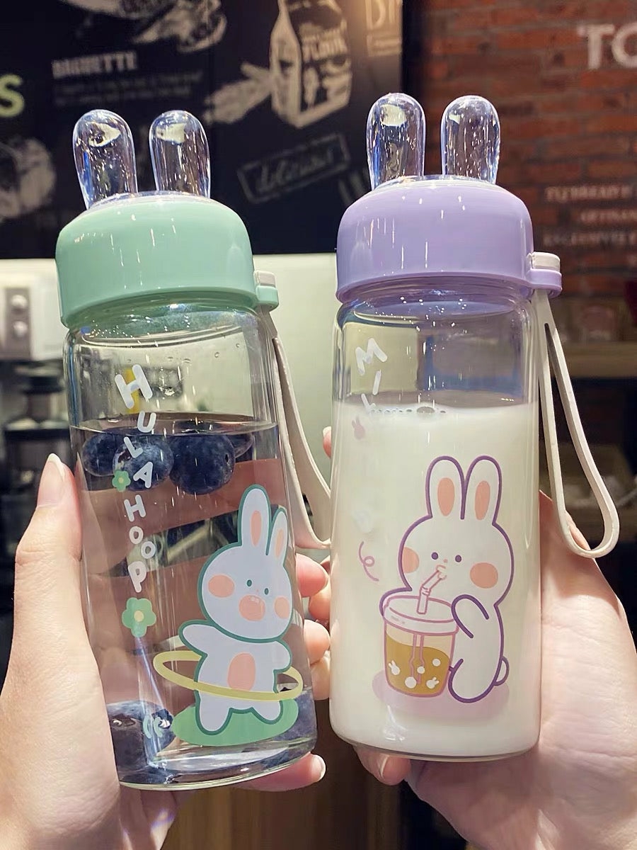 Houseware |  Kawaii Rabbit Drinking Bottle Houseware Blue