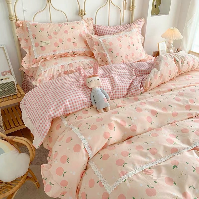 Houseware |  Lolita Peach Bedding Set Houseware Houseware