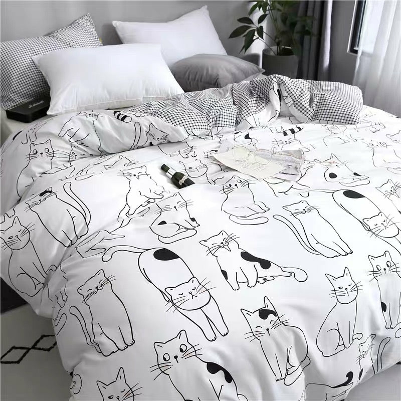 Houseware |  Lovely Cat Bedding Set Houseware Houseware