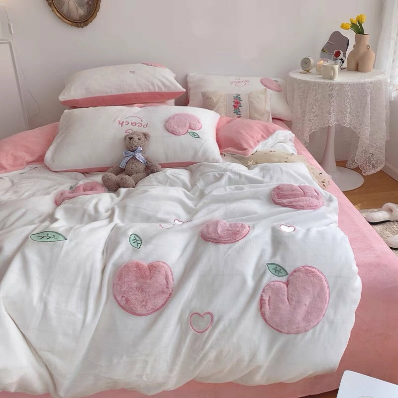 Houseware |  Lovely Peach Bedding Set Houseware Houseware