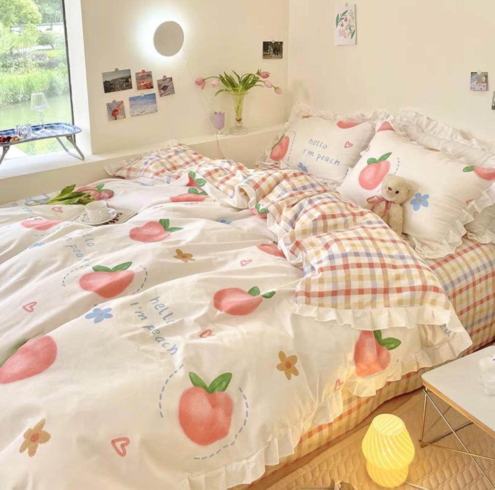 Houseware |  Peach Bedding Set Houseware Houseware