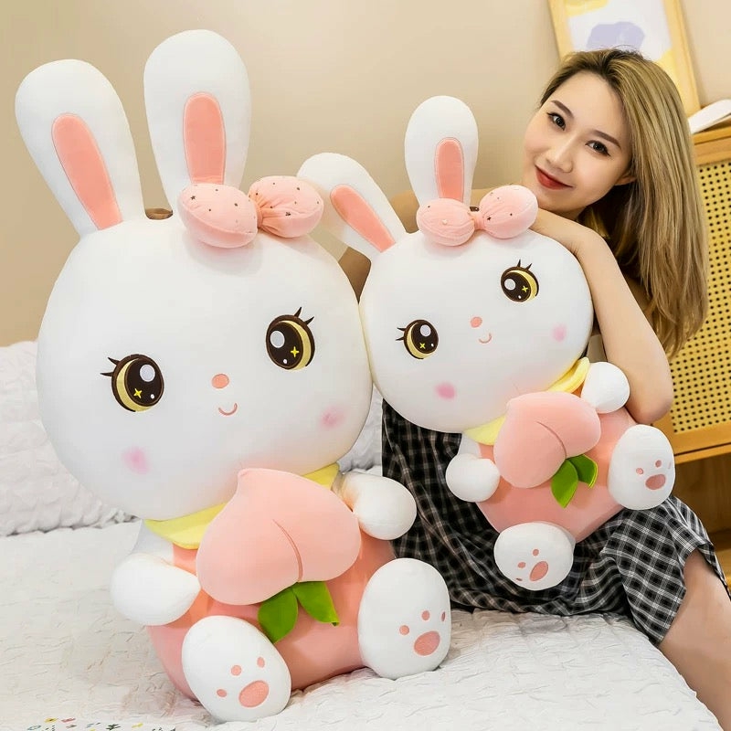 Houseware |  Peach Rabbit Plush Toy Houseware Houseware