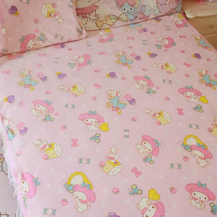 Houseware |  Pink Cartoon Blanket & Pillow Case Houseware Houseware