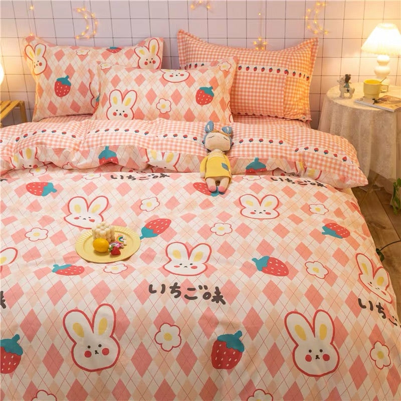 Houseware |  Rabbit Strawberry Bedding Set Houseware Houseware