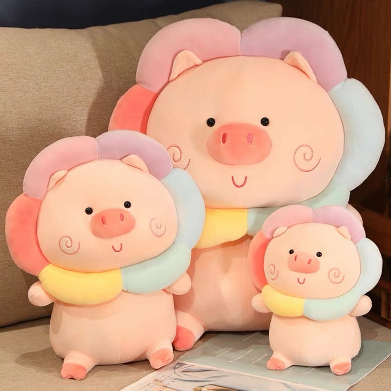 Houseware |  Rainbow Pig Plush Toy Houseware Houseware