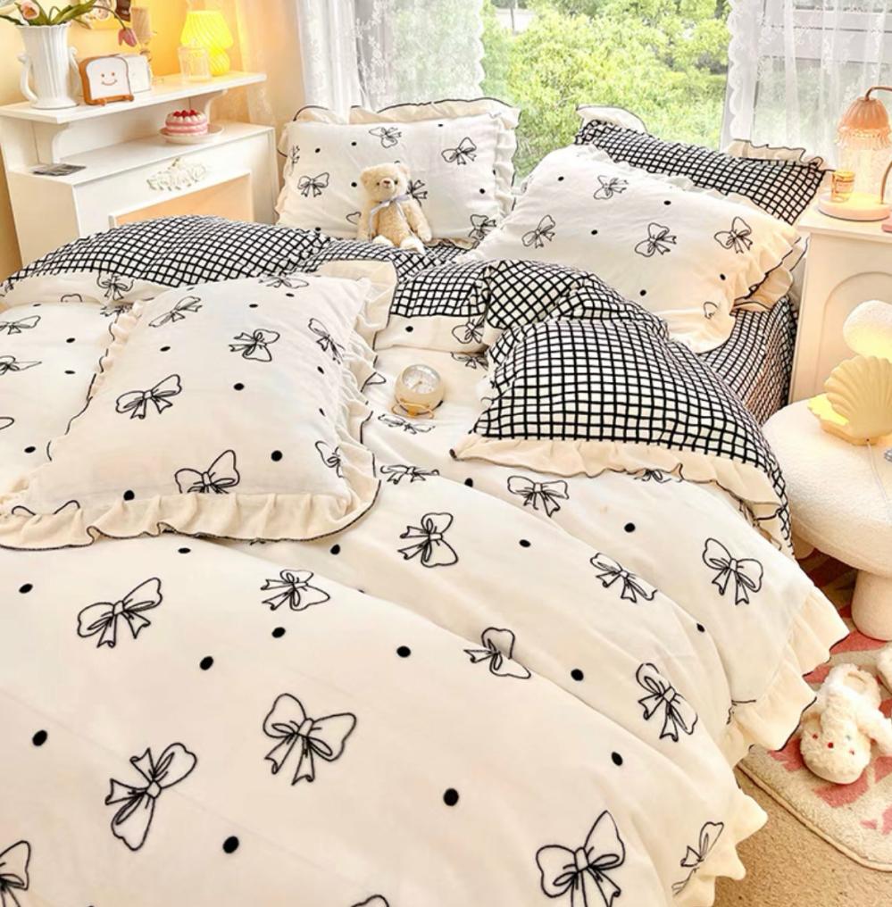 Houseware |  Soft Bowknot Bedding Set Houseware Houseware