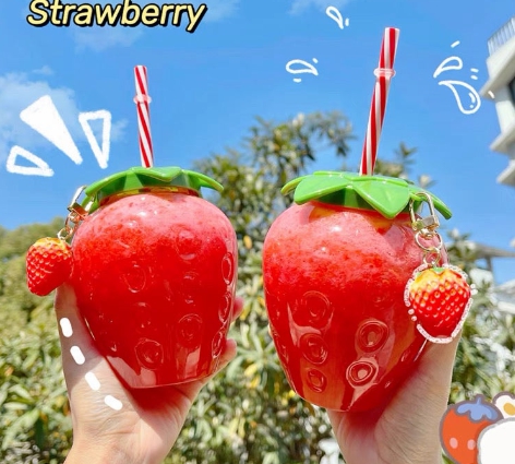 Houseware |  Strawberry  Drinking Bottle Houseware Houseware