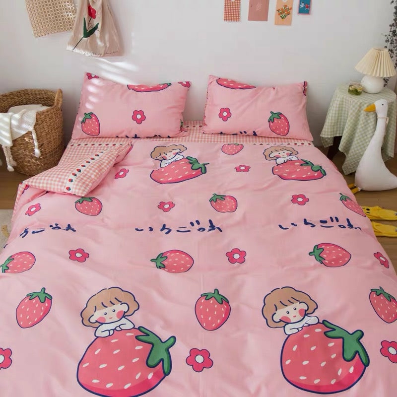 Houseware |  Strawberry Girl Bedding Set Houseware Houseware