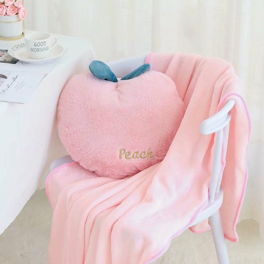 Houseware |  Sweet Peach Pillow & Blanket Houseware Houseware