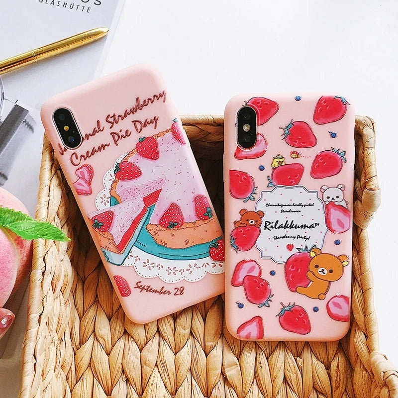 Phone Case |  Strawberry Cake Phone Case Phone Case Phone Case