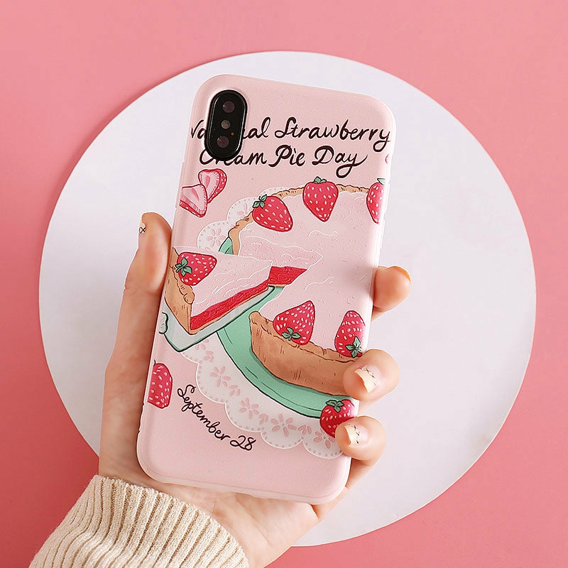 Phone Case |  Strawberry Cake Phone Case Phone Case Phone Case