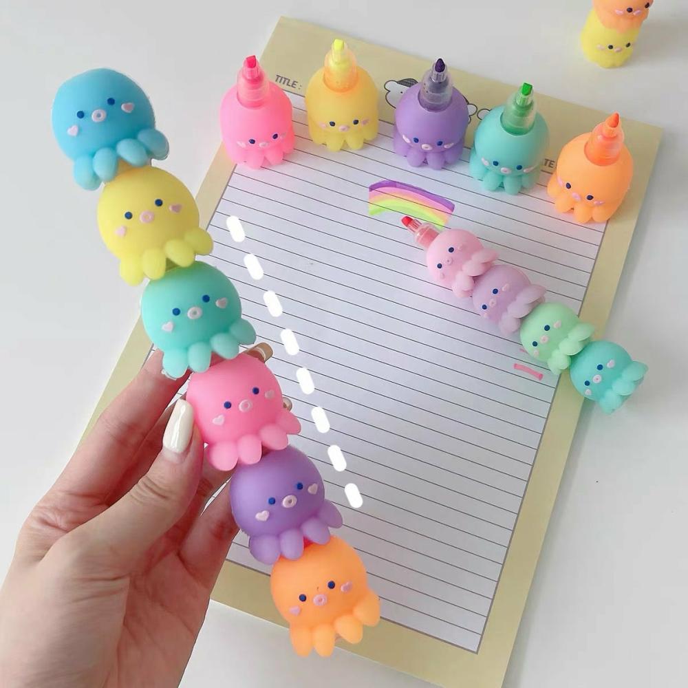 Accessories |  Kawaii Octopus Fluorescent Pen Accessories Accessories