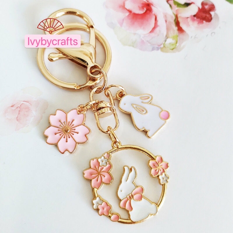 Accessories |  Sakura Rabbit Key Chain Accessories Accessories