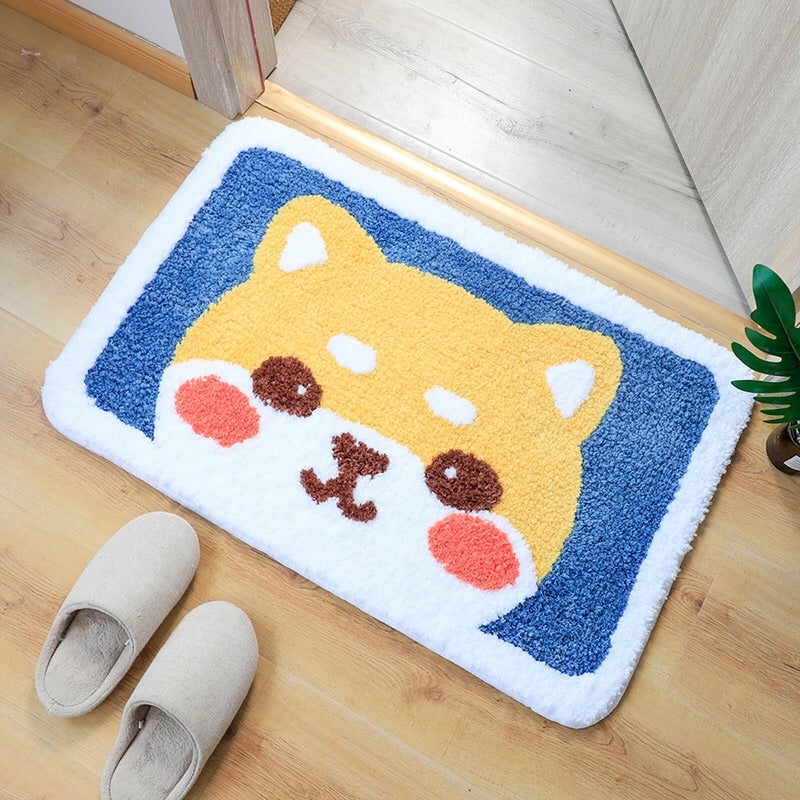 Houseware |  Cute Shiba Inu Floor Mat Houseware Houseware